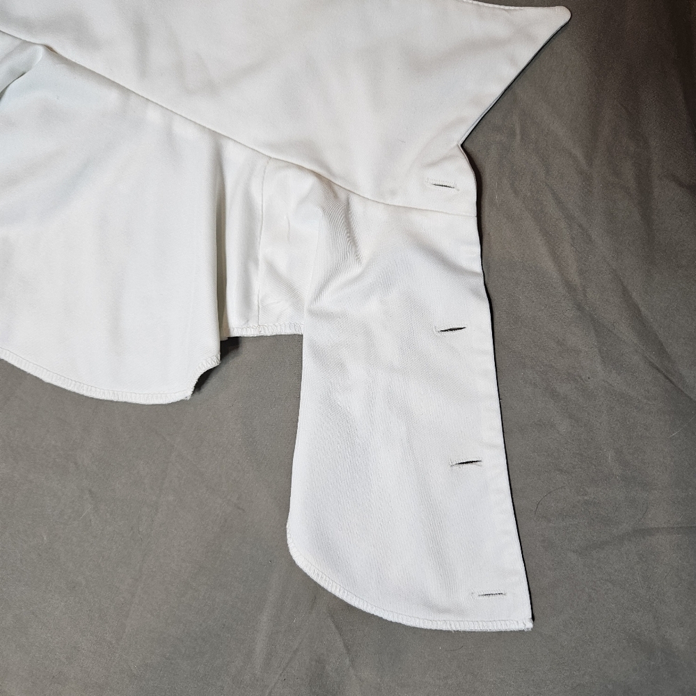 Vintage Cirette California Detachable Dickey Collar White Faux Blouse Bib 60 70s - Picture 5 of 11